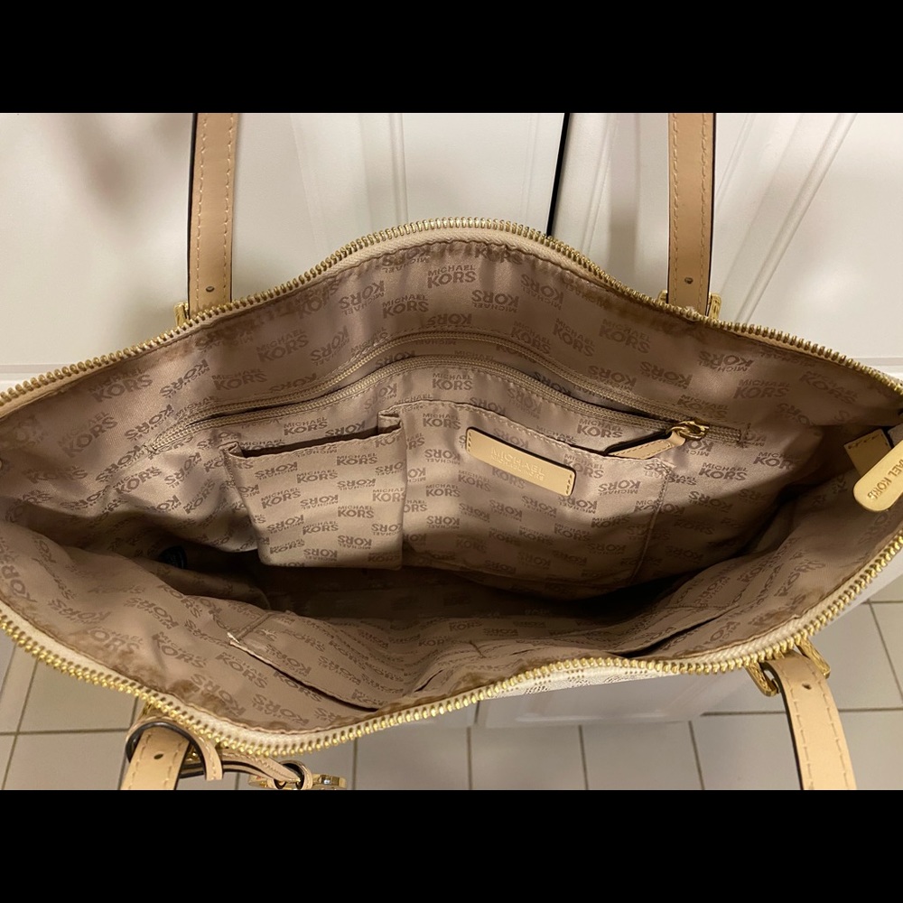 Authentic Michael Kors signature logo tote